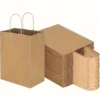 Brown Kraft Paper Bags with Handles